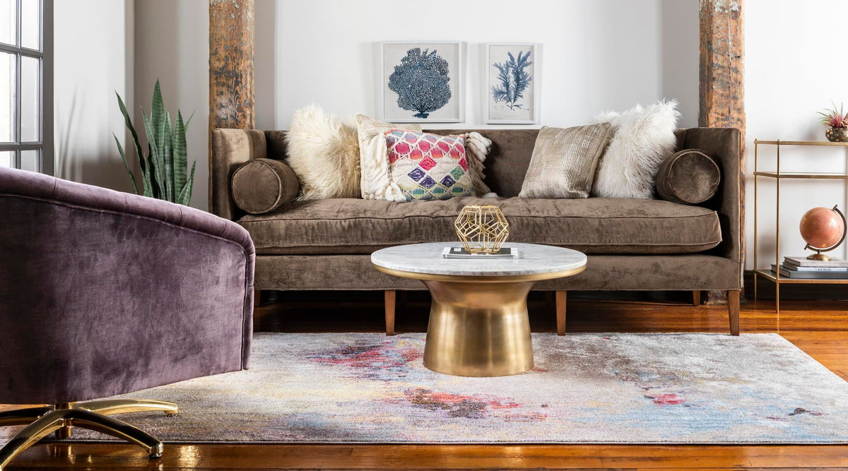 Urban Hub Collection Area Rug -  Boulevard Rectangle Multi  lifestyle 4