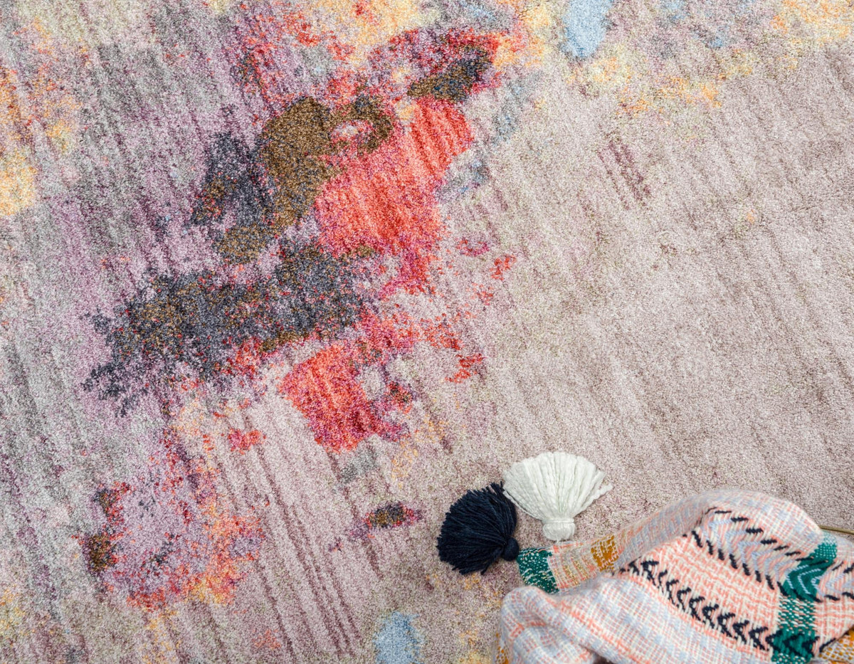 Urban Hub Collection Area Rug -  Boulevard Rectangle Multi  lifestyle 6