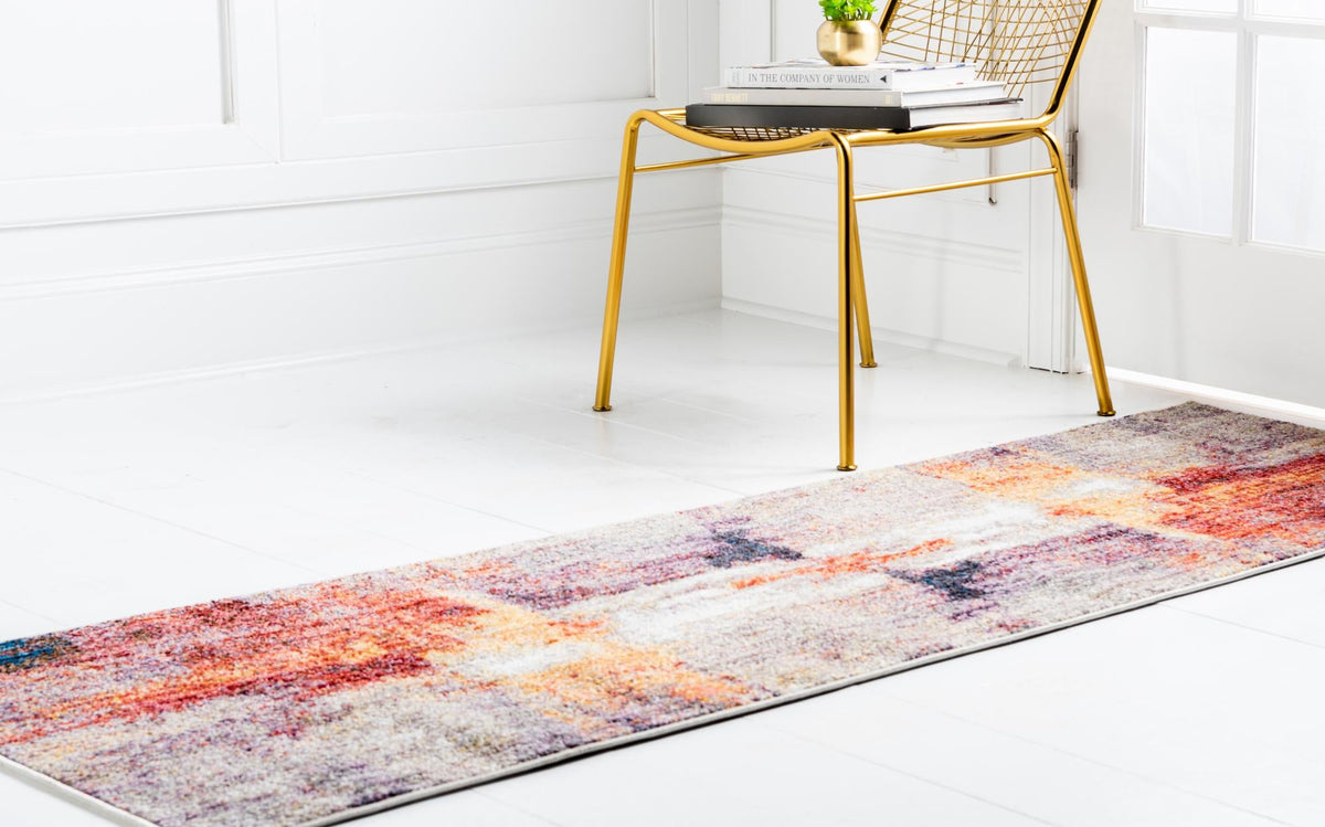 Urban Hub Collection Area Rug -  Cityscape Runner Multi  lifestyle 18