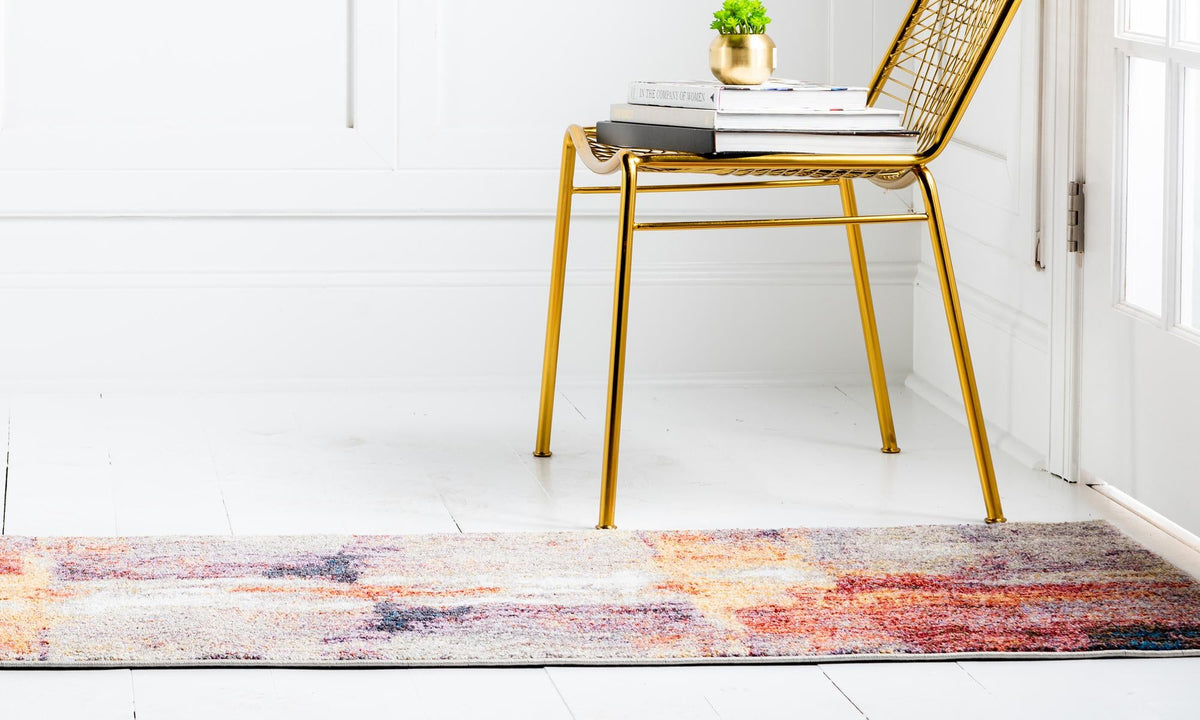 Urban Hub Collection Area Rug -  Cityscape Runner Multi  lifestyle 20