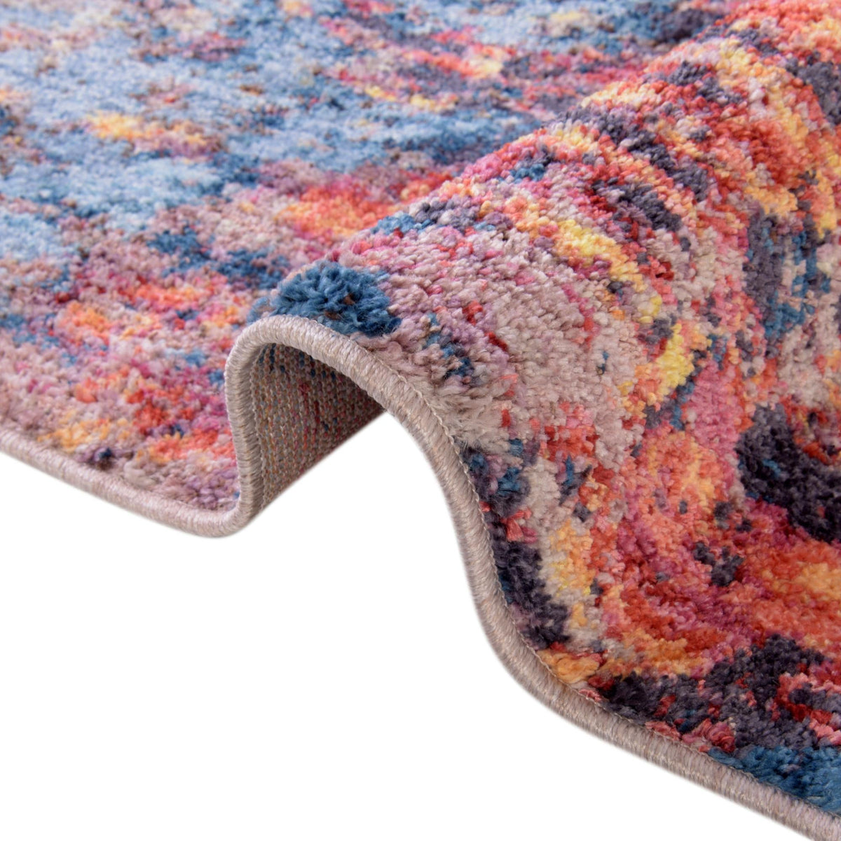 Urban Hub Collection Area Rug -  Junction Rectangle Multi  lifestyle 10