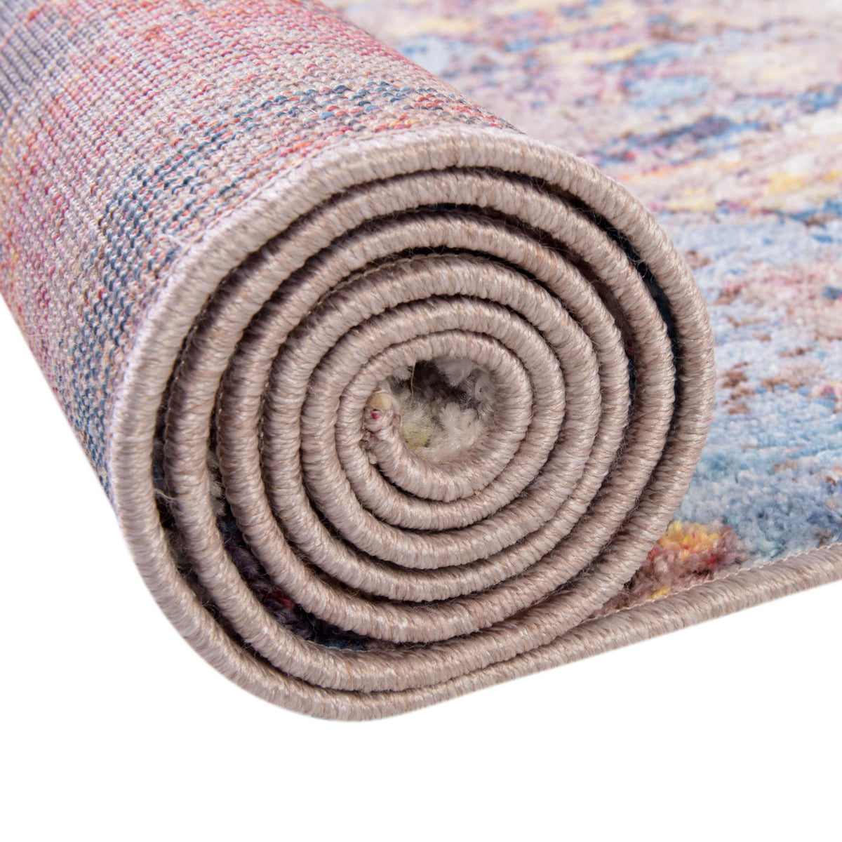 Urban Hub Collection Area Rug -  Junction Rectangle Multi  lifestyle 12