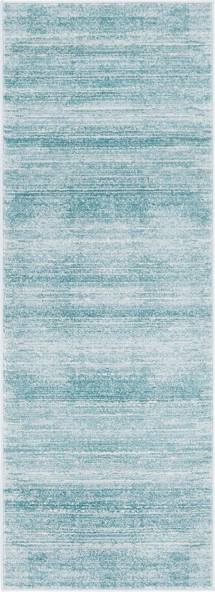Metro Heights Collection Area Rug -  Yorkville Runner Turquoise  lifestyle 49