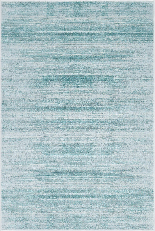 Metro Heights Collection Area Rug -  Yorkville Rectangle Turquoise Main