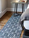 Metro Heights Collection Area Rug -  Hudson Runner Navy Blue  lifestyle 103