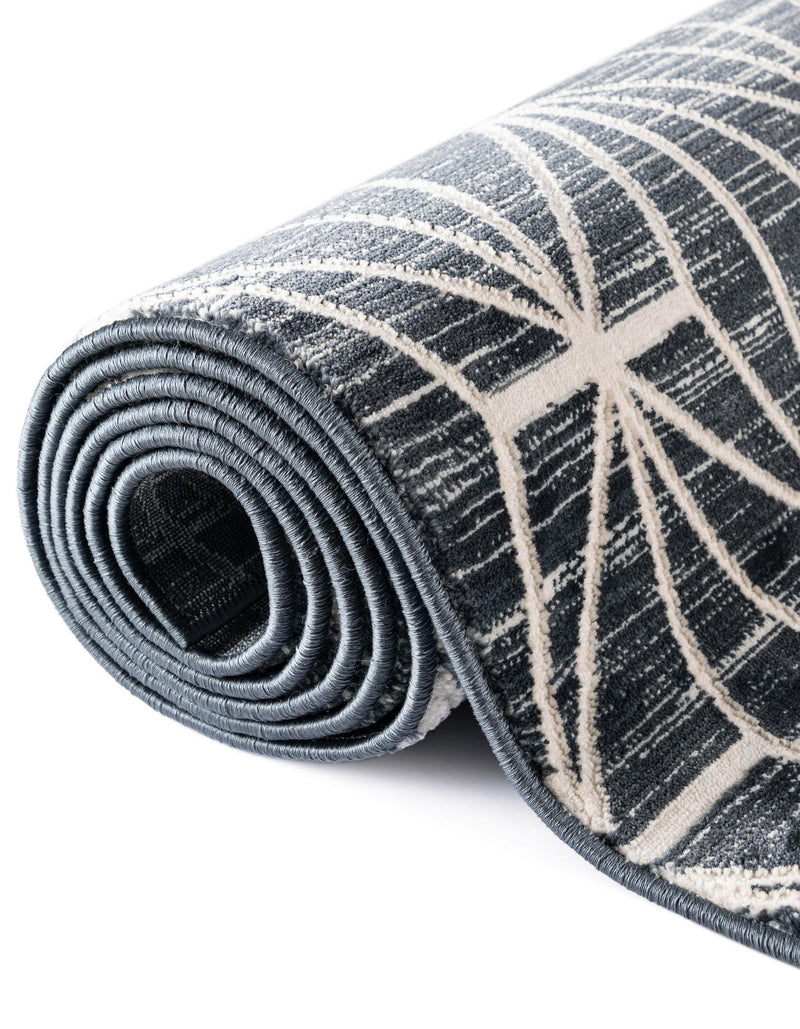 Metro Heights Collection Area Rug -  Hudson Runner Navy Blue  lifestyle 141