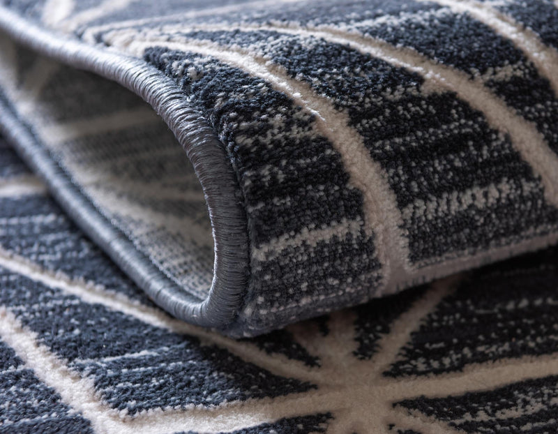 Metro Heights Collection Area Rug -  Hudson Rectangle Navy Blue  lifestyle 23