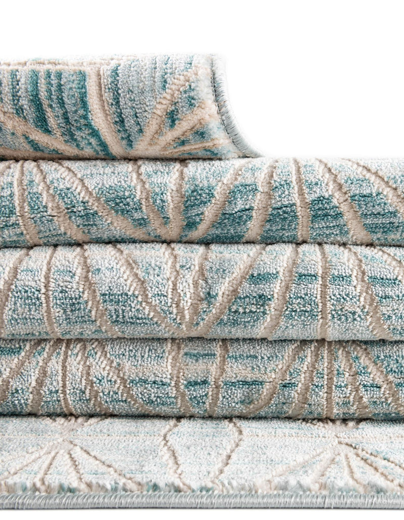 Metro Heights Collection Area Rug -  Hudson Runner Blue  lifestyle 147