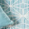 Metro Heights Collection Area Rug -  Hudson Round Blue  lifestyle 84