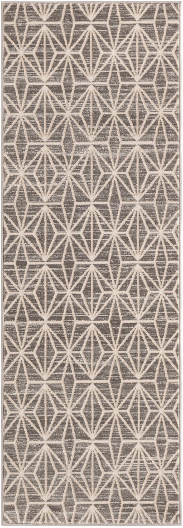 Metro Heights Collection Area Rug -  Hudson Runner Gray  lifestyle 84