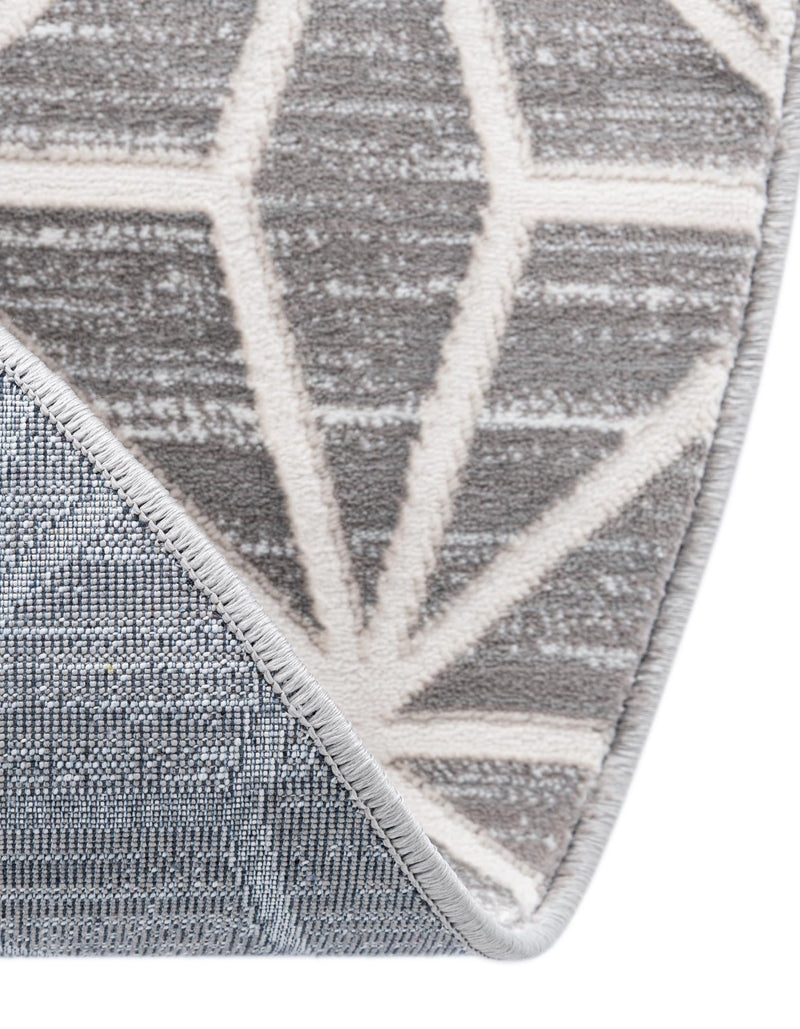 Metro Heights Collection Area Rug -  Hudson Round Gray  lifestyle 133