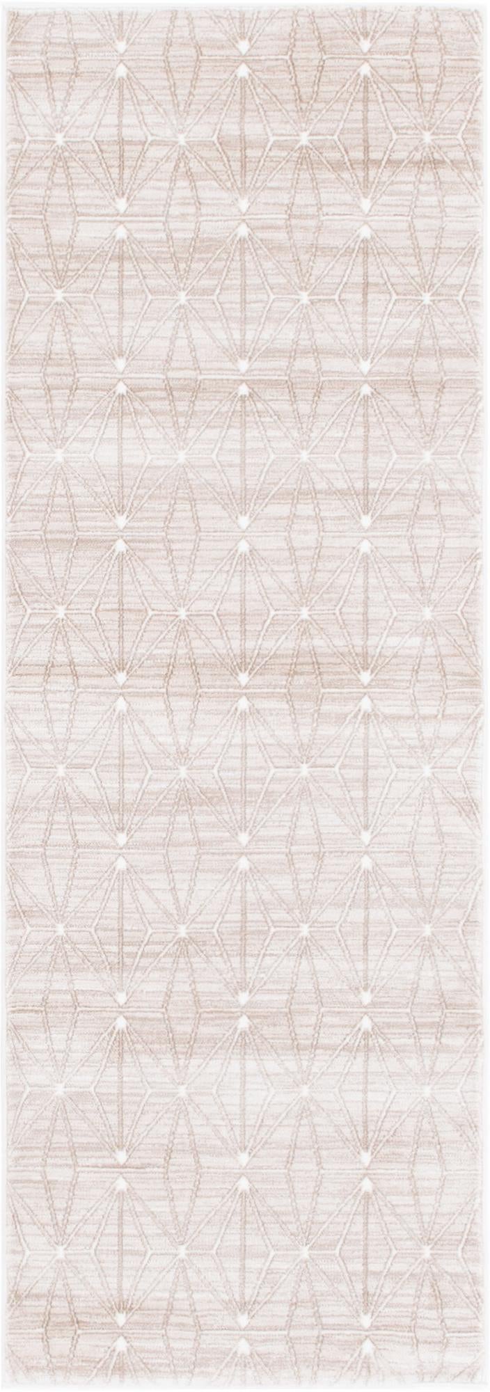 Metro Heights Collection Area Rug -  Hudson Runner Light Brown  lifestyle 64