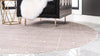 Metro Heights Collection Area Rug -  Hudson Round Light Brown  lifestyle 108