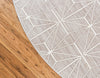 Metro Heights Collection Area Rug -  Hudson Round Light Brown  lifestyle 115