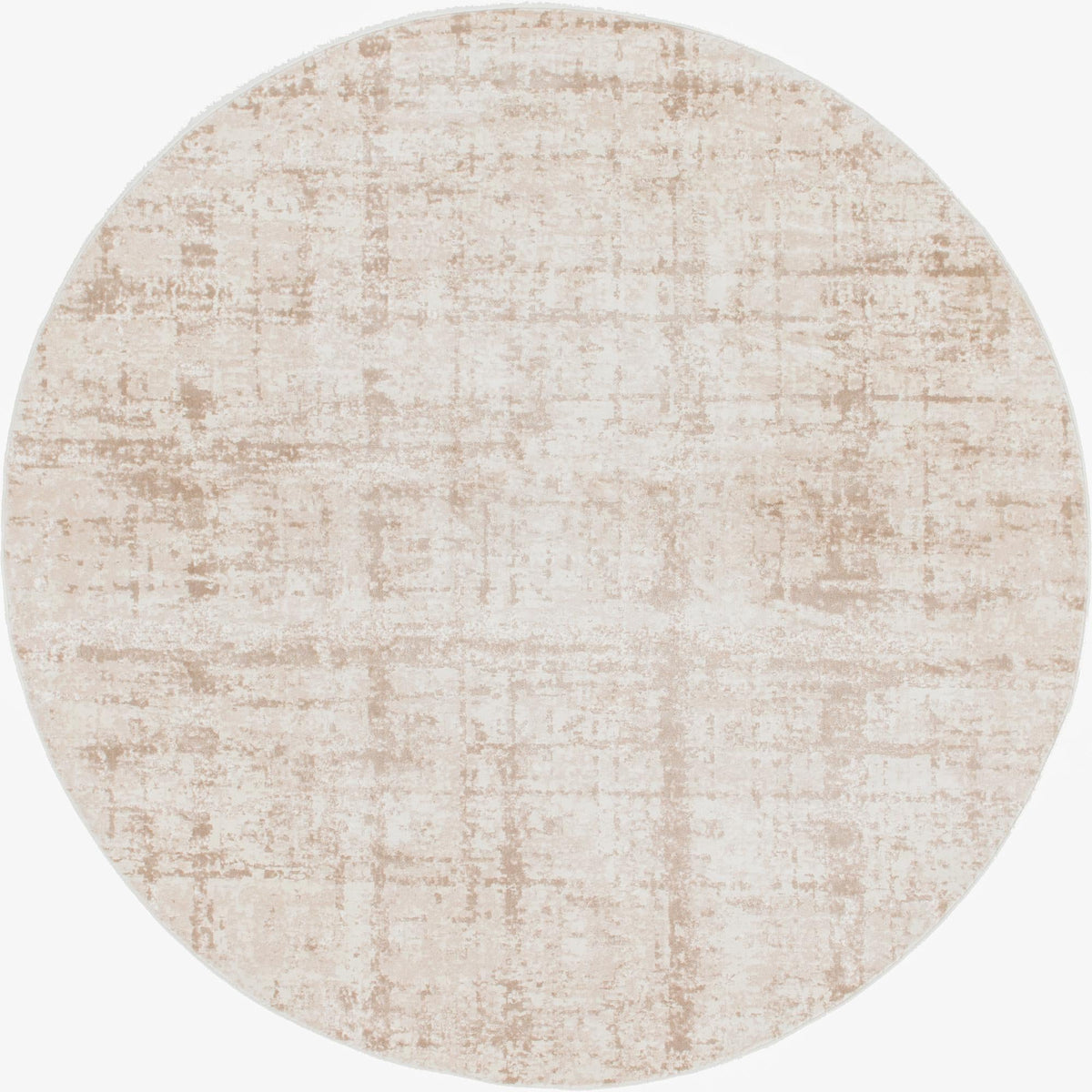 Metro Heights Collection Area Rug -  Flatiron Round Beige  lifestyle 69
