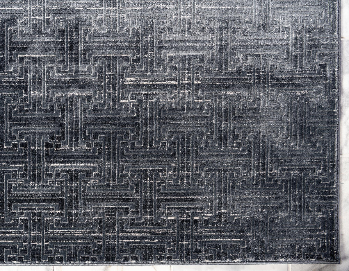 Metro Heights Collection Area Rug -  Hamilton Rectangle Navy Blue  lifestyle 17