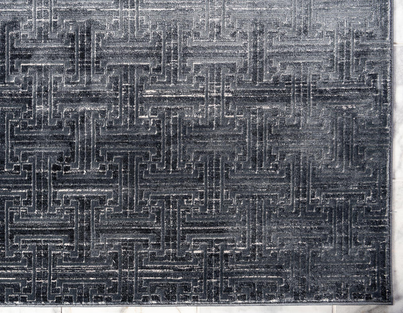 Metro Heights Collection Area Rug -  Hamilton Rectangle Navy Blue  lifestyle 17