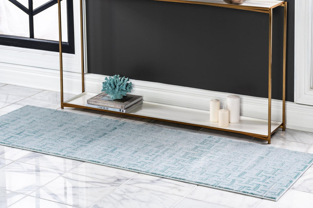 Metro Heights Collection Area Rug -  Hamilton Runner Blue  lifestyle 42