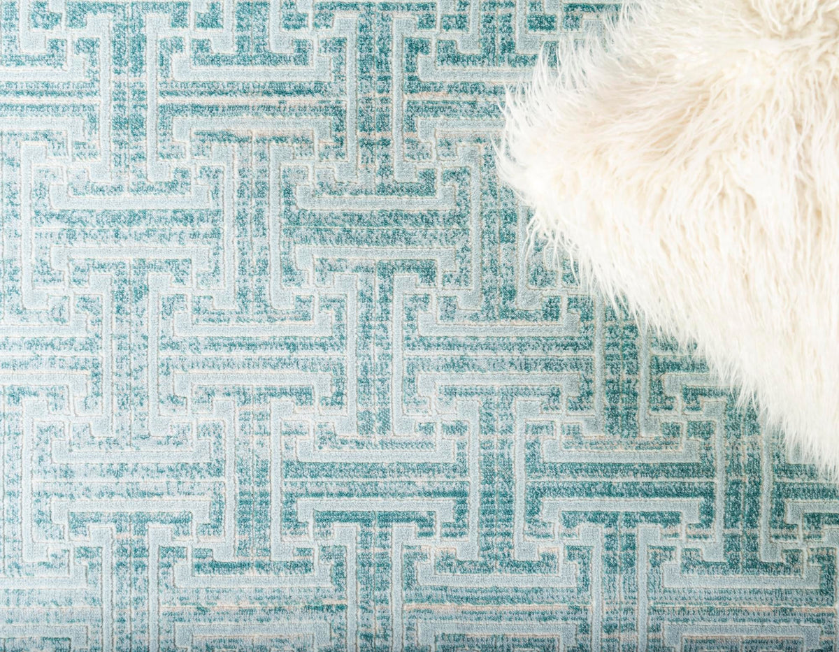 Metro Heights Collection Area Rug -  Hamilton Runner Blue  lifestyle 52