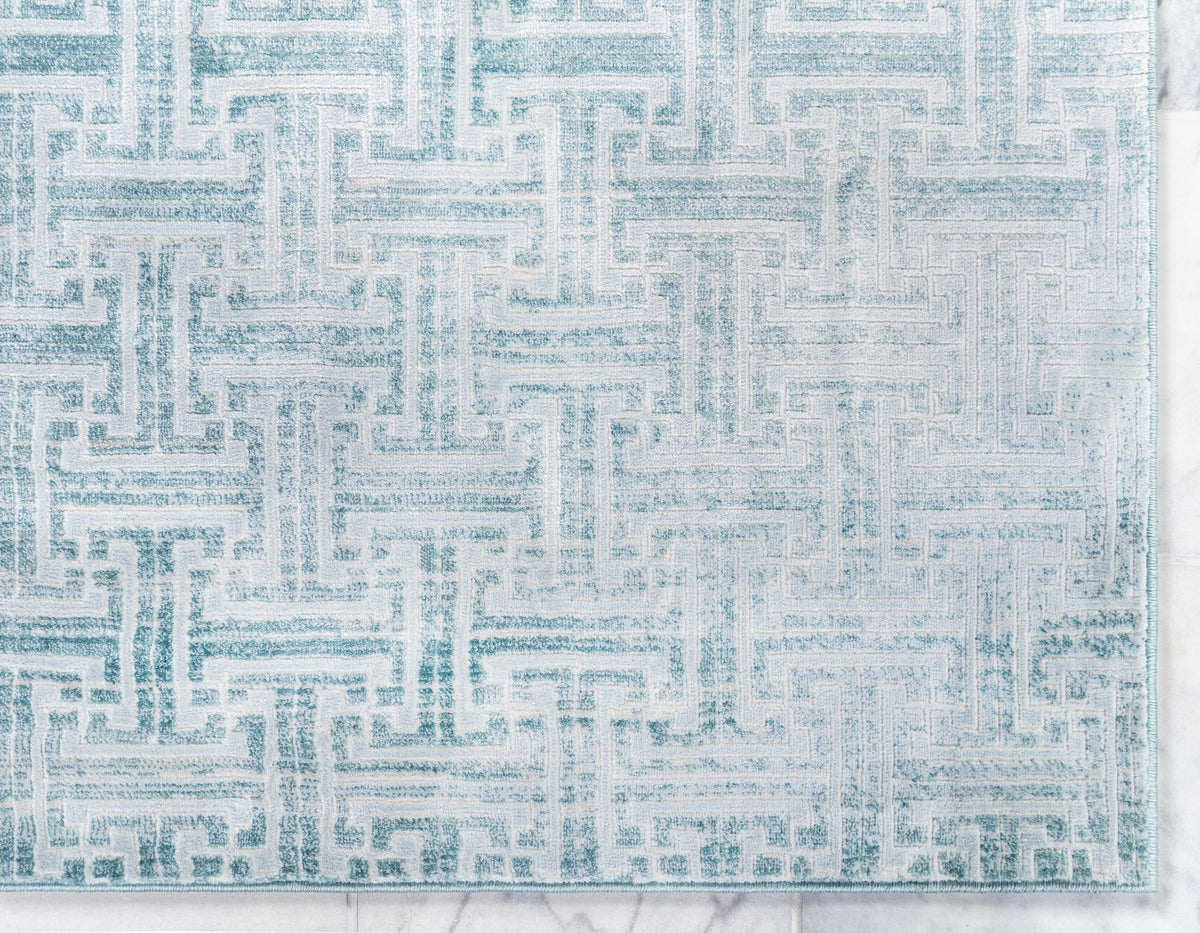 Metro Heights Collection Area Rug -  Hamilton Runner Blue  lifestyle 60
