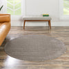 Metro Heights Collection Area Rug -  Hamilton Round Gray  lifestyle 71