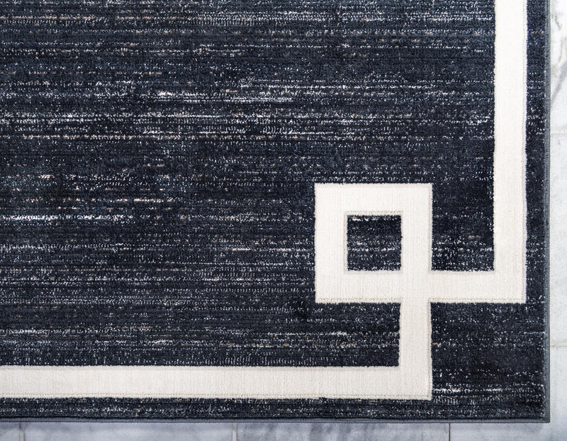 Metro Heights Collection Area Rug -  Bronx Runner Navy Blue  lifestyle 70