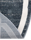 Metro Heights Collection Area Rug -  Bronx Round Navy Blue  lifestyle 115