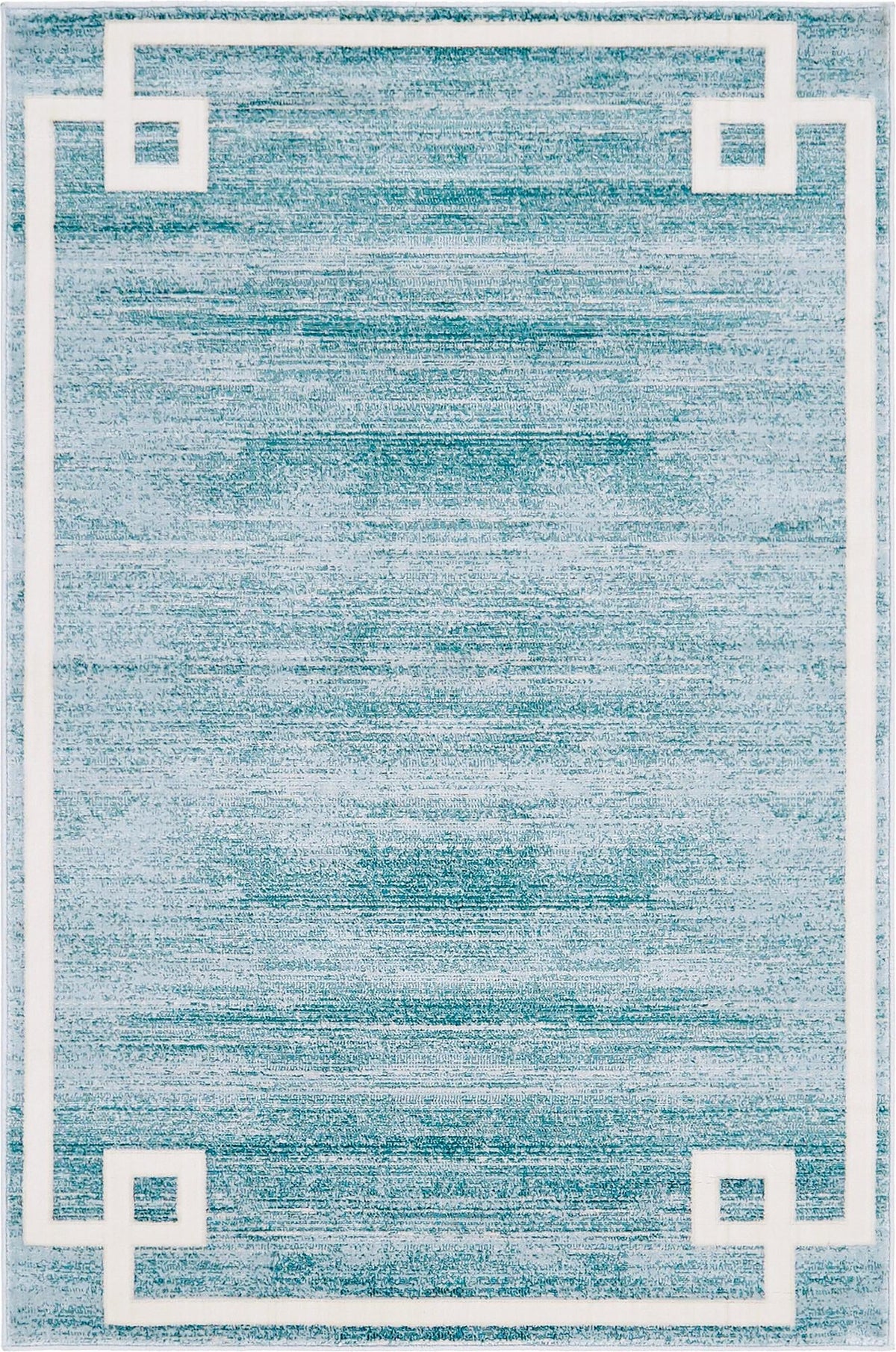 Metro Heights Collection Area Rug -  Bronx Rectangle Turquoise  lifestyle 6