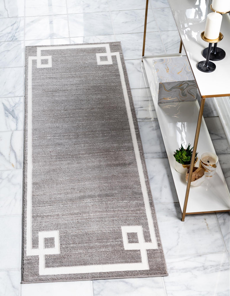 Metro Heights Collection Area Rug -  Bronx Runner Gray  lifestyle 36