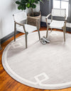 Metro Heights Collection Area Rug -  Bronx Round Beige  lifestyle 63