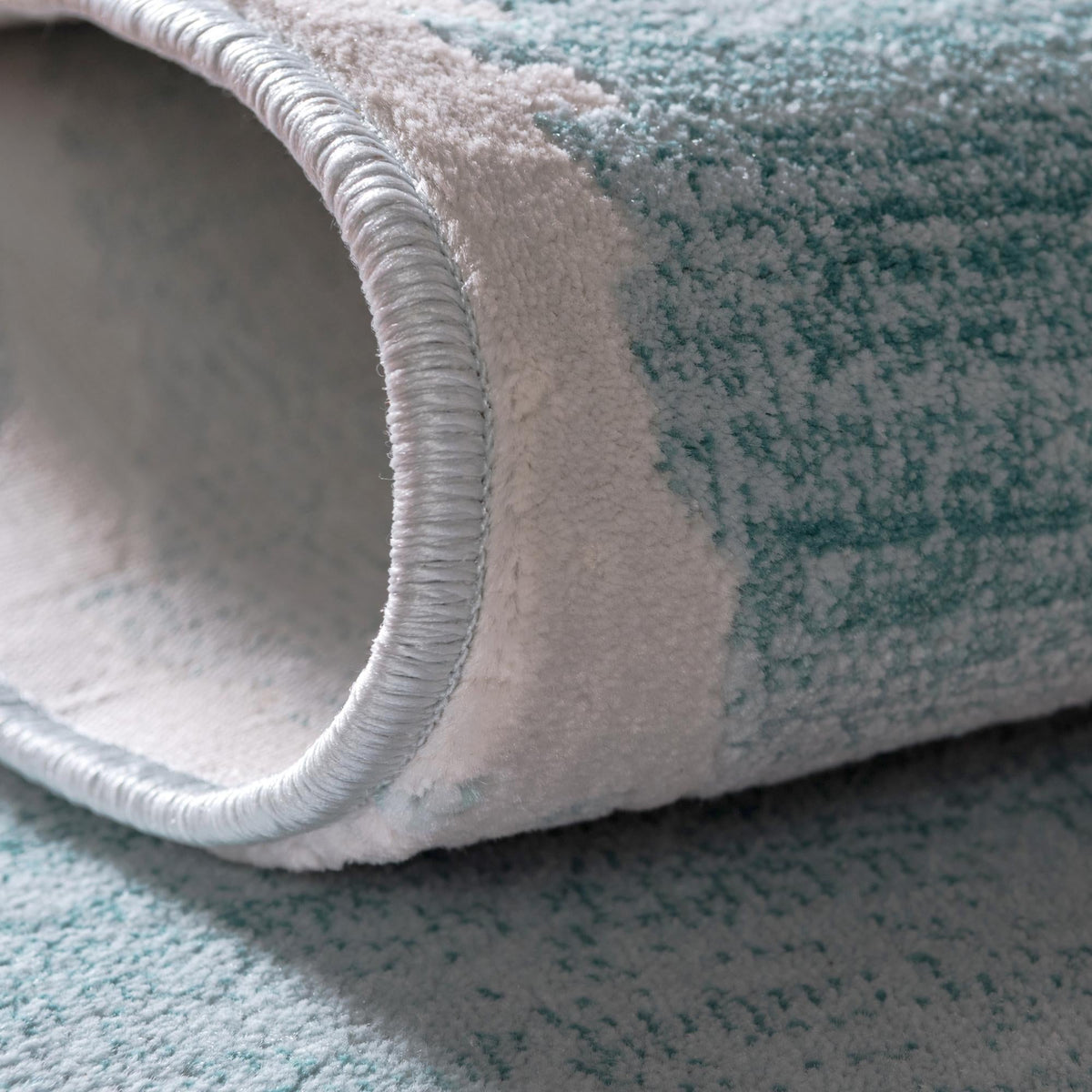 Metro Heights Collection Area Rug -  Madison Round Turquoise  lifestyle 107