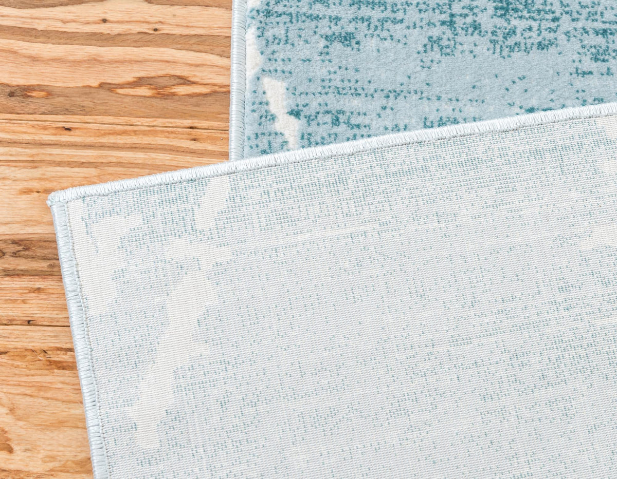 Metro Heights Collection Area Rug -  Madison Rectangle Turquoise  lifestyle 25