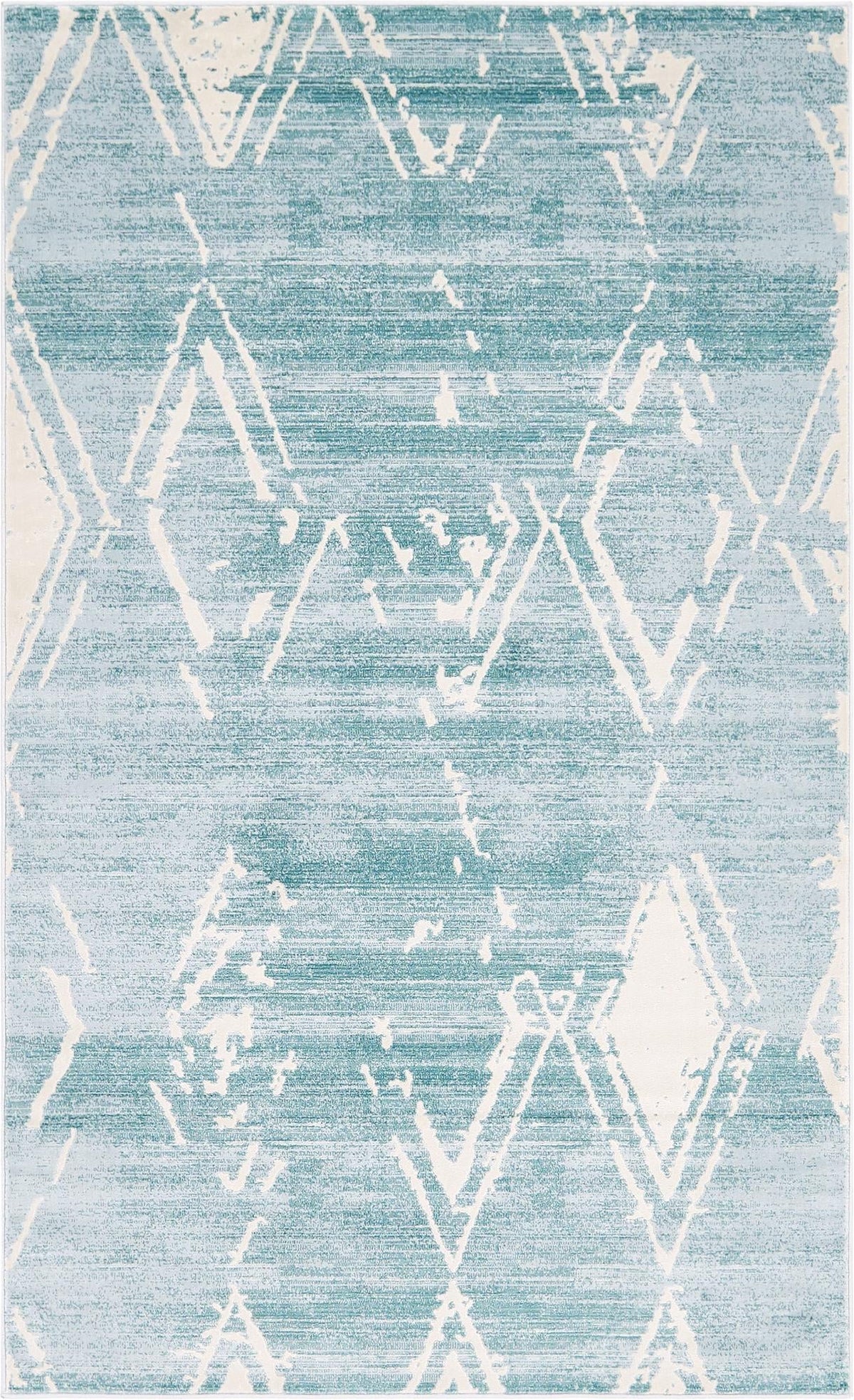 Metro Heights Collection Area Rug -  Madison Rectangle Turquoise  lifestyle 3