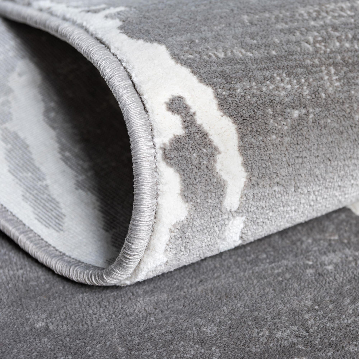 Metro Heights Collection Area Rug -  Madison Round Gray  lifestyle 75