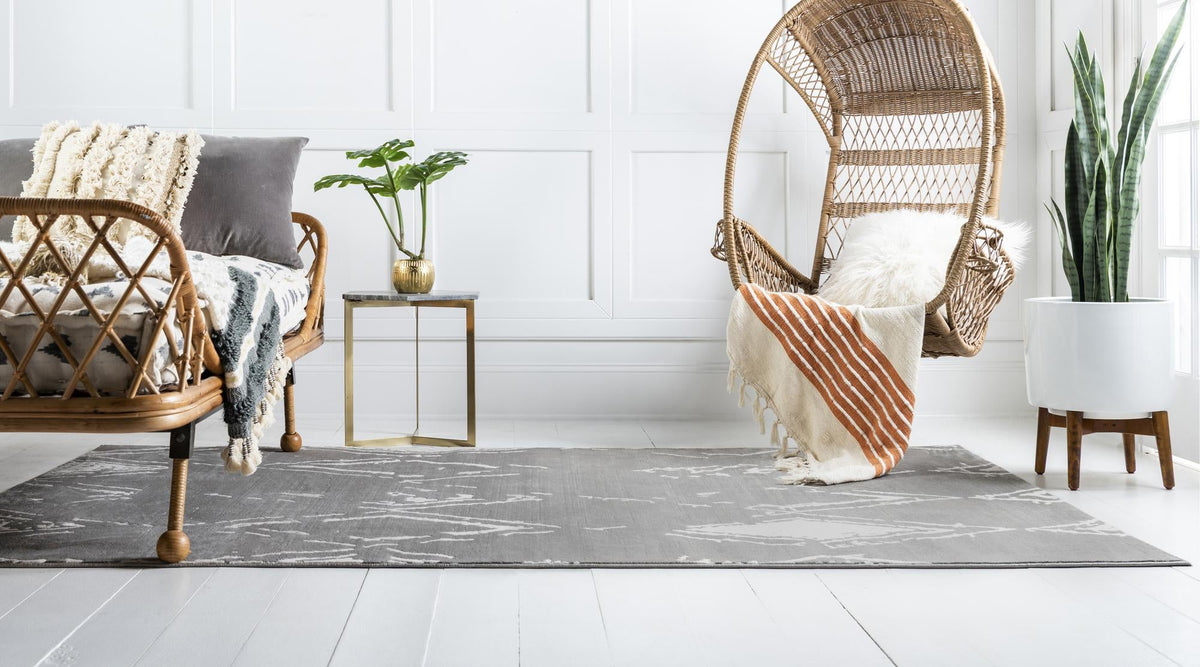 Metro Heights Collection Area Rug -  Madison Rectangle Gray  lifestyle 16
