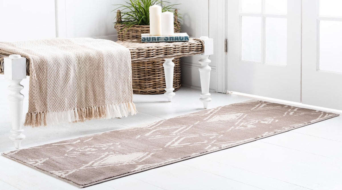 Metro Heights Collection Area Rug -  Madison Runner Light Brown  lifestyle 78