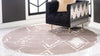 Metro Heights Collection Area Rug -  Madison Round Light Brown  lifestyle 53