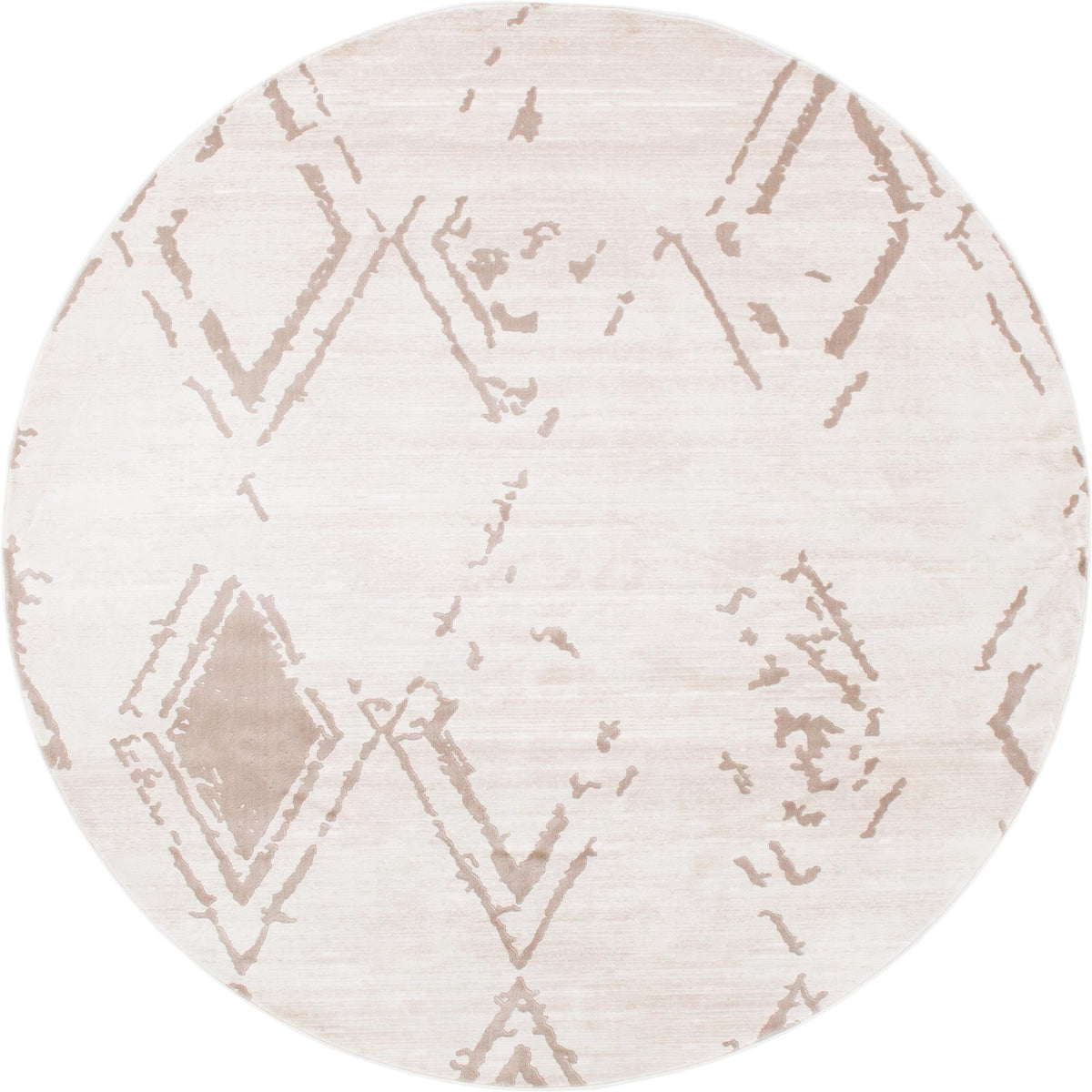 Metro Heights Collection Area Rug -  Madison Round Beige  lifestyle 93