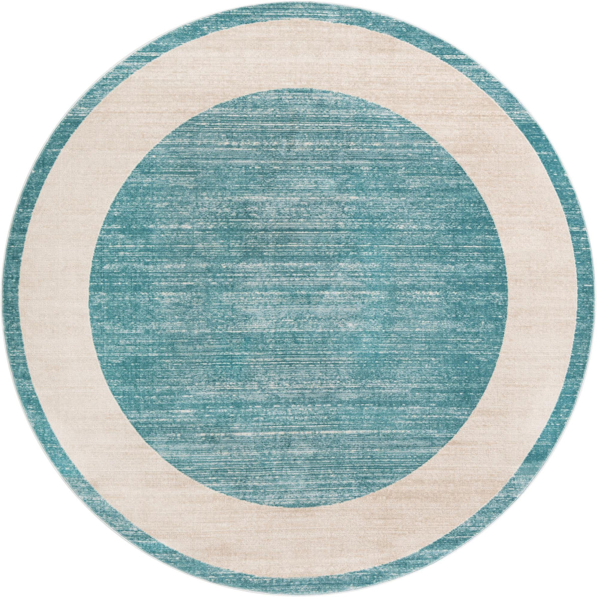 Metro Heights Collection Area Rug -  Park Round Turquoise  lifestyle 96
