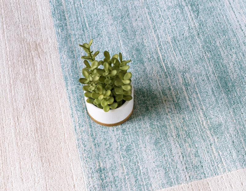 Metro Heights Collection Area Rug -  Park Rectangle Turquoise  lifestyle 53