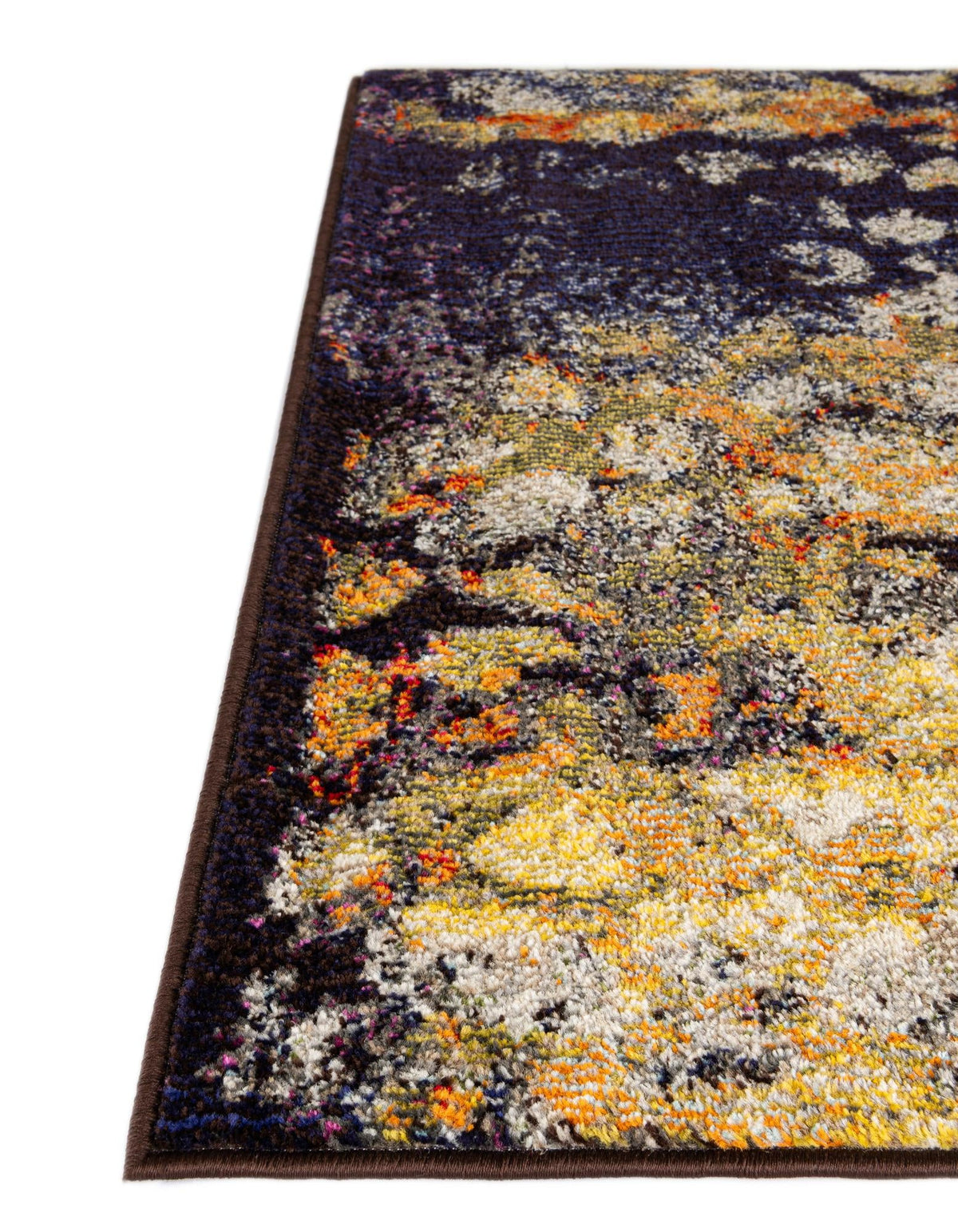 Venetian Tapestry Collection Area Rug - Murano Rectangle Navy Blue  lifestyle 14