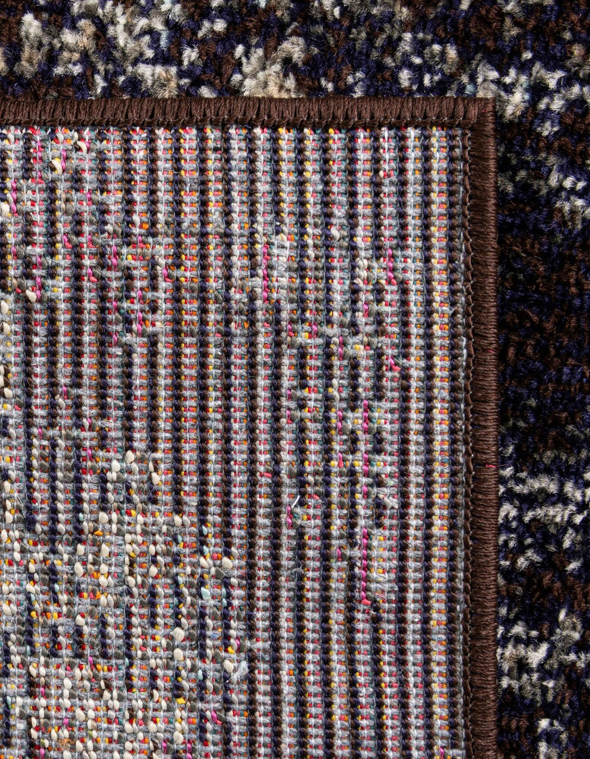 Venetian Tapestry Collection Area Rug - Murano Rectangle Navy Blue  lifestyle 18