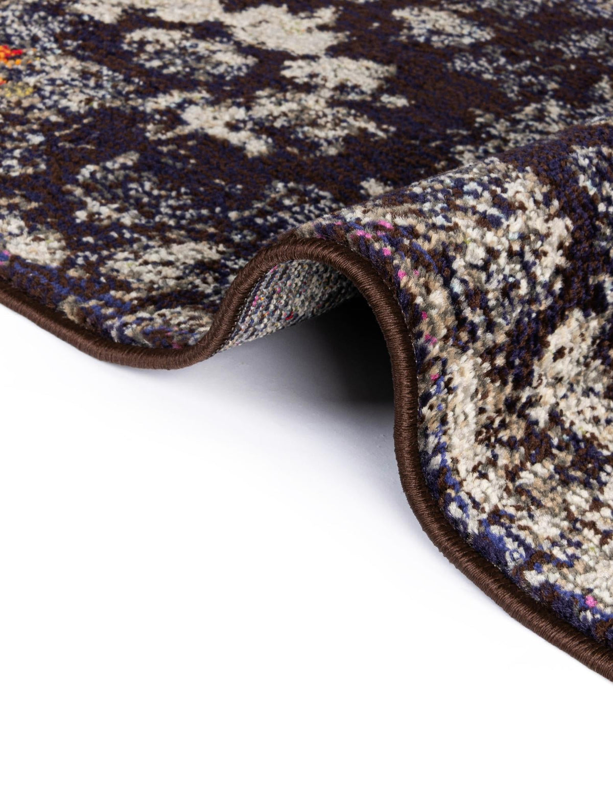 Venetian Tapestry Collection Area Rug - Murano Rectangle Navy Blue  lifestyle 20