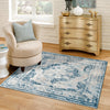 Riviera Elegance Collection Area Rug -  Menton (Blue) Square Blue  lifestyle 44