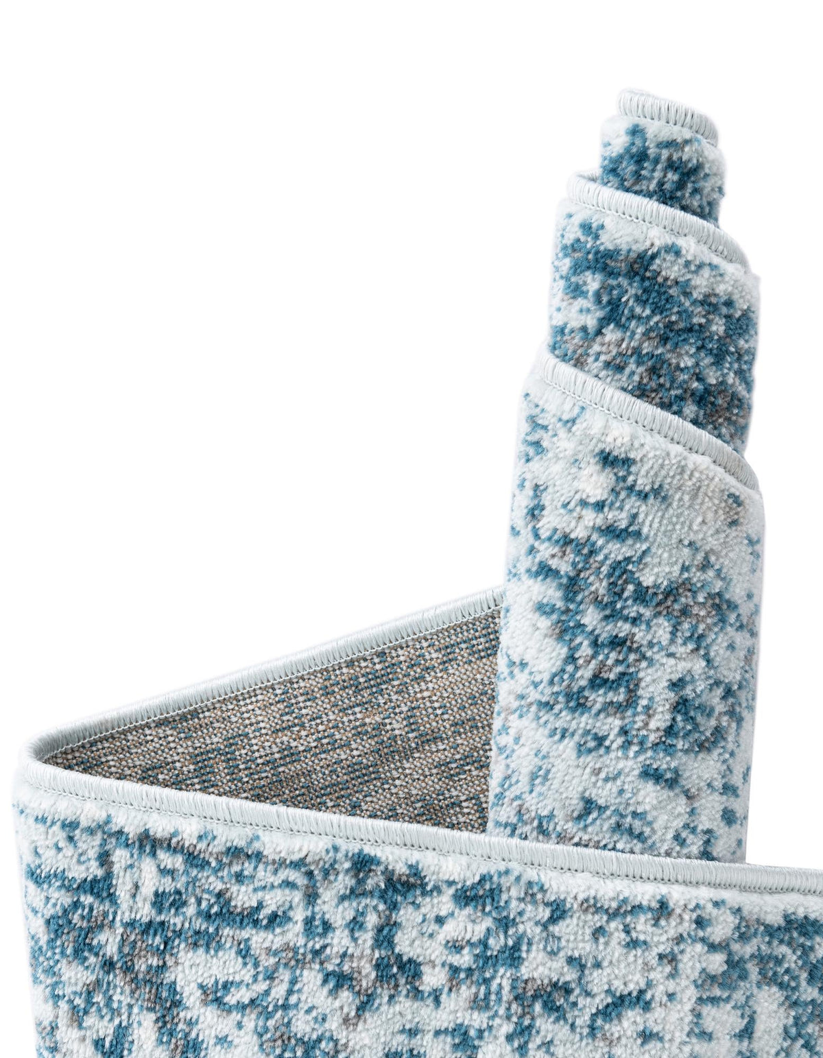 Riviera Elegance Collection Area Rug - Antibes (Light Blue) Square Light Blue  lifestyle 39