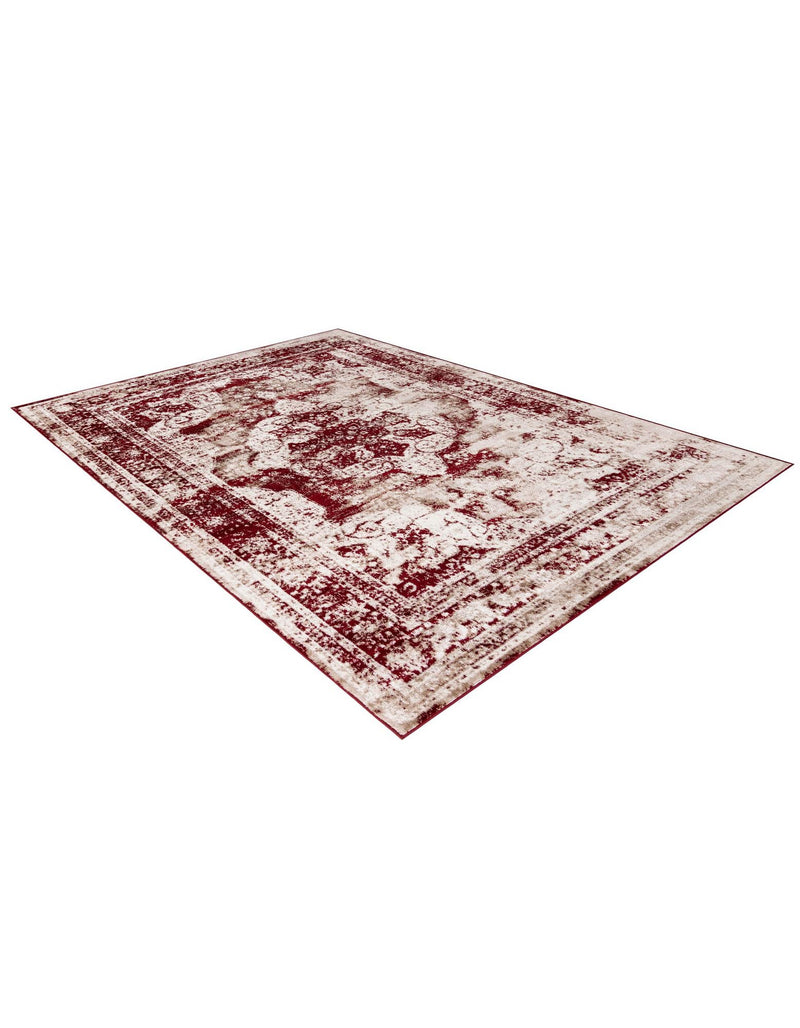 Riviera Elegance Collection Area Rug -  Menton (Burgundy) Rectangle Burgundy  lifestyle 13