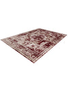 Riviera Elegance Collection Area Rug -  Menton (Burgundy) Rectangle Burgundy  lifestyle 14