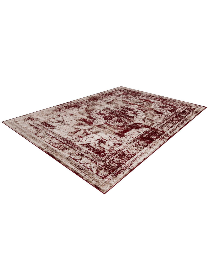 Riviera Elegance Collection Area Rug -  Menton (Burgundy) Rectangle Burgundy  lifestyle 14