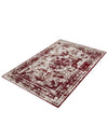 Riviera Elegance Collection Area Rug -  Menton (Burgundy) Rectangle Burgundy  lifestyle 15