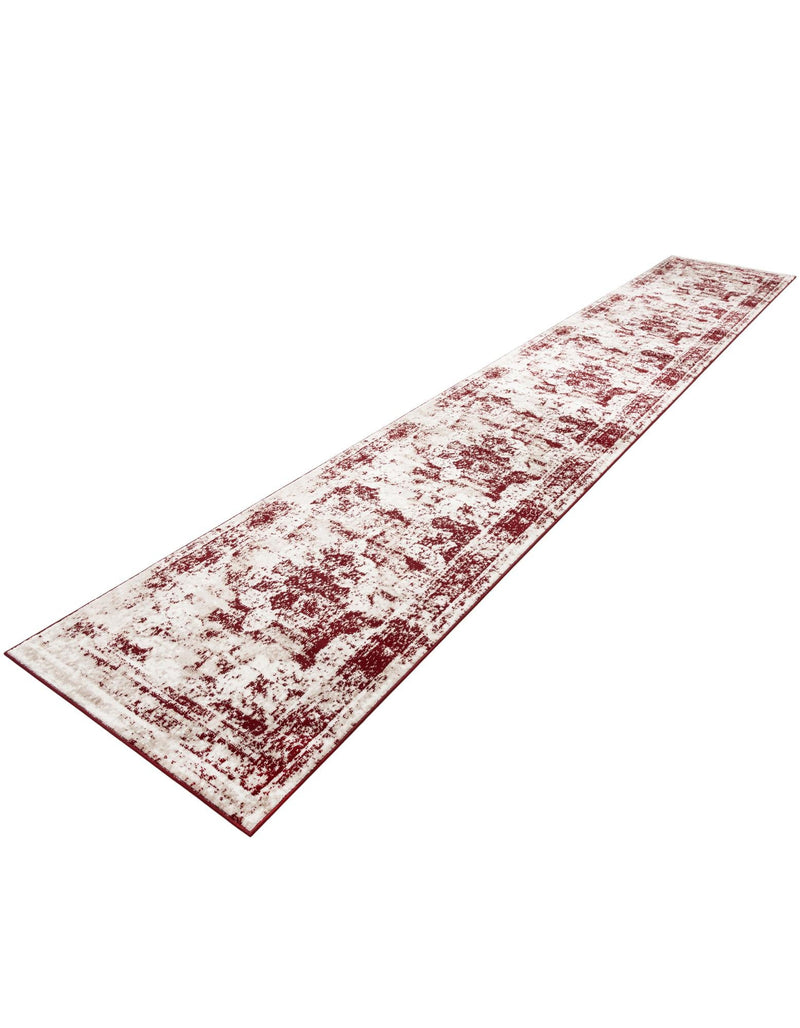 Riviera Elegance Collection Area Rug -  Menton (Burgundy) Runner Burgundy  lifestyle 55
